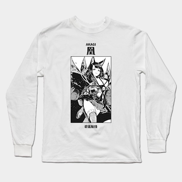 Akagi Azur Lane Long Sleeve T-Shirt by KMSbyZet